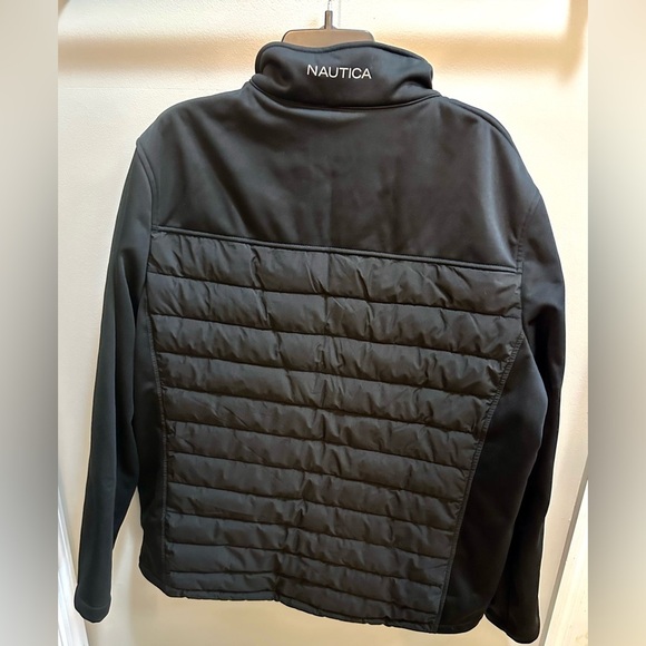 Nautica Men’s Lightweight Insulated Water Resistant Black Jacket Size L - Picture 4 of 6